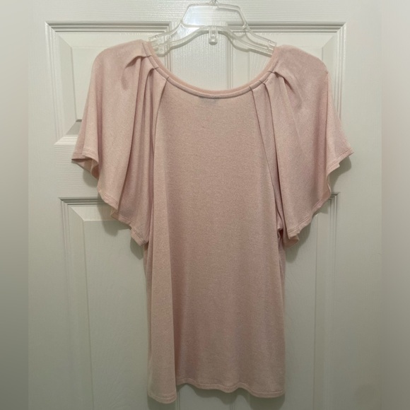 Lightweight flutter sleeve sweater - Picture 2 of 4